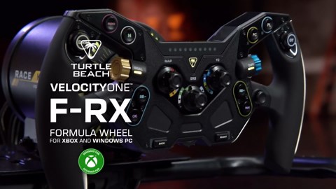 Turtle Beach VelocityOne F-RX Formula Wheel for Xbox Series X|S, Xbox One & Windows PC – For VelocityOne Race & VelocityOne KD3 Wheelbases, Hall-Effect Clutch Paddles, Magnetic Paddle Shifters, Black
