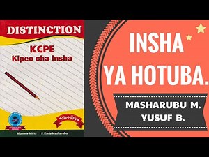 INSHA YA HOTUBA