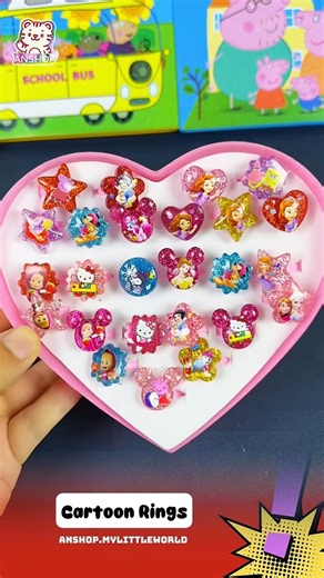 Cartoon Rings | nhẫn đeo tay hoạt hình dễ thương