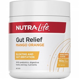 Buy Nutra-Life Gut Relief Mango Orange 180g online at Chemist Warehouse