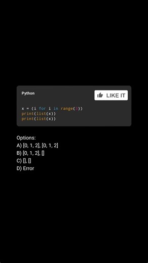 python MCQ questions 👾🕹️ #python #mcq #question #programming #coding