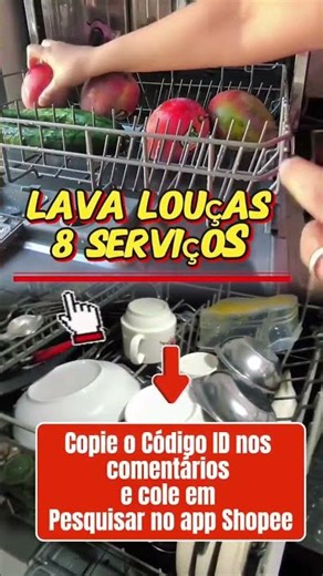 A melhor Lava Louças 8 Serviços... #mercadolivre