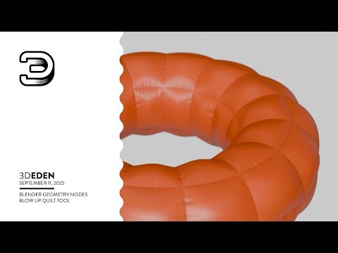 Blender Geometry Nodes Blow Up Quilt Tool