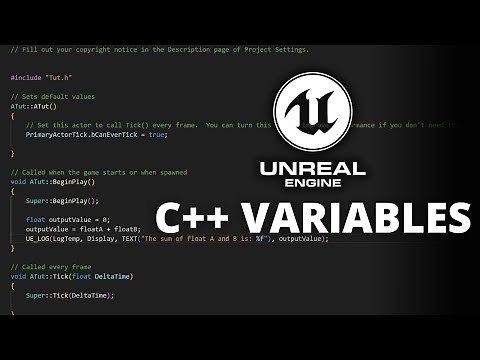 How to Use Variables in C++ in Unreal Engine 5 - Beginner Tutorial