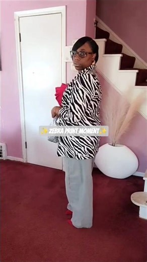 Zebra Print + Red? Blazer Style #styleinspo #zebraprint #blazerstyle #fallstyle #blazeroutfits