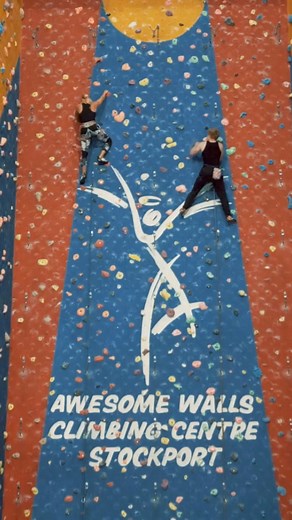 23.5m of Epic Climbing! 🌄 Ready for the ultimate climb? Our highest wall stands tall at 23.5m, offering breathtaking views and heart-pounding challenges. Dare to reach the summit! 🏞️🧗‍♀️ #EpicClimbing #SummitChallenge | Awesome Walls Stockport
