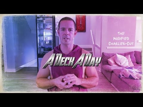 The Modified Charlier Cut. #cards #cardistry #cardtrick #playingcards