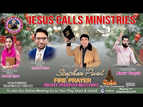 Jesus Calls Ministry (Live Meeting 18-December-2025) Norway Oslo