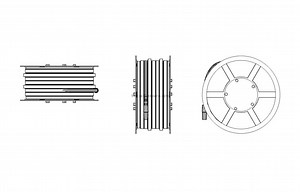 Fire Hose Reel - Free CAD Drawings