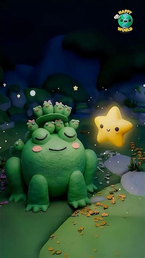 Twinkle Twinkle Little Star 🌟 Patrick and Pogs Dreamy Lullaby #shorts #happyworld #nurseryrhymes