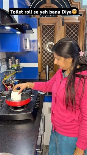 “Toilet paper ko boiling water Mai dalke yeh bana diya”🤯🤩🤪#familyvlog #indianvlogger #shorts