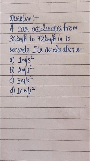 class 9 motion numerical how to find acceleration||#physics