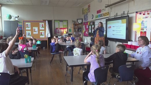 New program at Bluegrass Elementary School introduces first-graders to STEM jobs