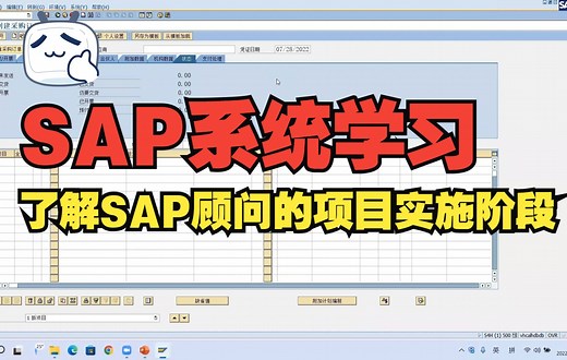 SAP从入门到精通 了解SAP顾问在项目实施中的各个阶段