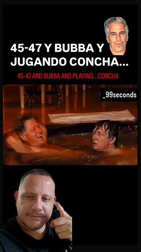 Eduardo Díaz on Instagram: "45-47 Y BUBBA Y JUGANDO CONCHA... - 45-47 AND BUBBA AND PLAYING SHELL... #trump #bubba #billclinton #donaldtrum #epsteinfiles"