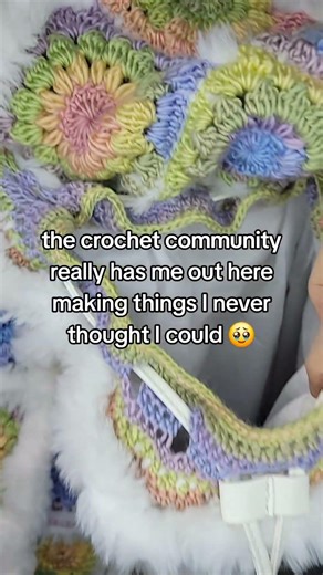 Rainbow Granny Square Backpack Purse | No Pattern Crochet Bag