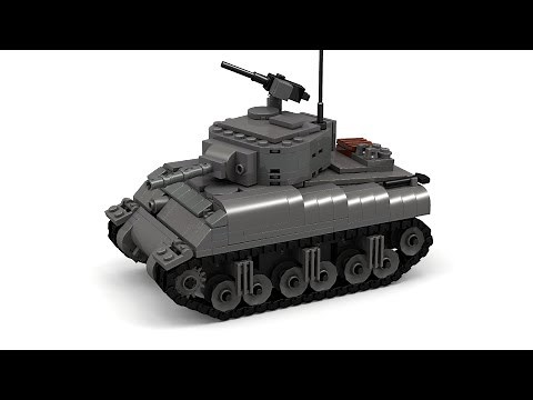 Lego WWII M4 Sherman (Version 2) Instructions