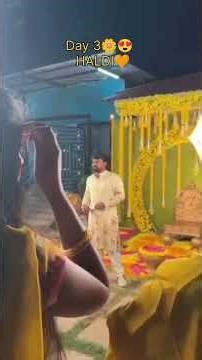 DAY 3 - Haldi 🧡 | cousins marriage | haldi function | cousins funny moments | #abventures #haldi ♥️🫰