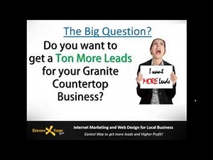 Granite Countertop Marketing Secrets Revealed