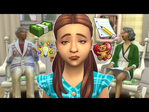 I made my child sim responsible for running the family home // Sims 4 child challenge