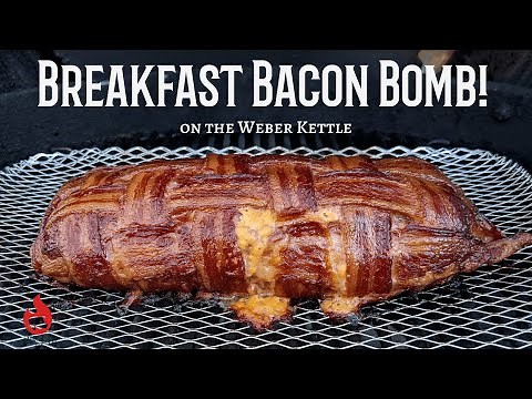 Breakfast Sausage Recipe Stuffed and Wrapped in Bacon | Breakfast Bacon Bomb