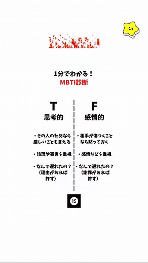 MBTI診断 2択ゲーム：感覚的か直感的か？身長的か柔軟的か？
