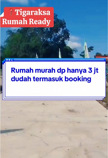 Duta Harmoni 2 Tigaraksa: Rumah Subsidi Siap Huni