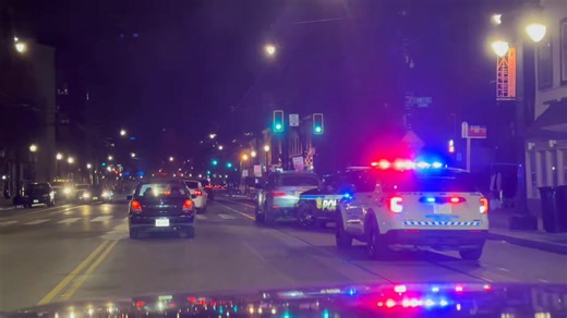 The multi-agency ‘Make DC Safe and Beautiful’ Task Force makes a stop on the 1300 block of H Street NE in Washington DC. US Park Police requested DC Police’s K-9 gun dog unit to help with the stop. No word on any arrests. | The DMV Live