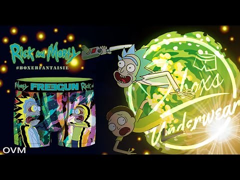 Collection Freegun Rick & Morty Boxer Fantaisie -- OVM en 2mins