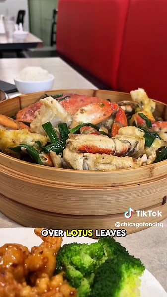 Chicago has so many incredible neighborhoods each with rich culture and unique food… 📍Golden Bull Today we're in Chinatown trying some delicious authentic Chinese dishes -Dungeness crab with sticky rice over lotus -Dungeness crab with sticky rice over lotus leaves -Roasted duck with plum sauce on the side And yes there giving you free soup dumplings when you mention us #chinatownchicago #chicago #chicagofoodie #chicagorestaurant #chicagofood #chicagofoodie