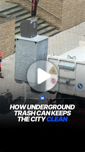 Amsterdam uses underground system to streamline trash collection