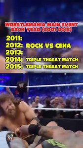 59K views · 1K reactions | 52 Every Wrestlemania Main Event From Each Year 2011-2015 #wwe #wweraw ｜ Austin Lane #slotmachine #onlinegaming #accountselling #fblifestyle | Agu1 | Facebook
