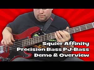 Squier Affinity Precision Bass PJ-Bass Demo & Overview