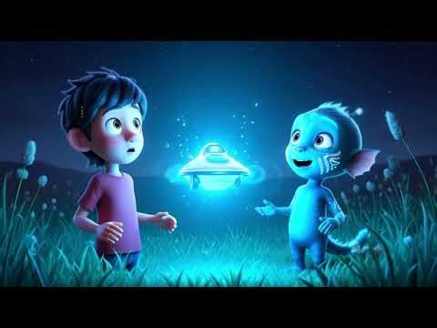 एलियन – खोए हुए तारे का रहस्य |👽 Alien – The Lost Star Mystery | Sci-Fi Friendship Adventure