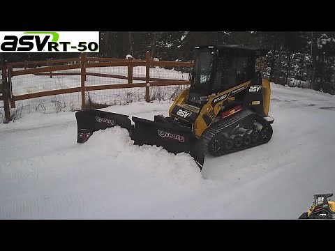ASV RT50 with Virnig 84 inch V-Plow