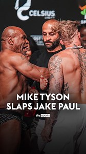 Mike Tyson SLAPS Jake Paul 😳 | Sky Sports Boxing
