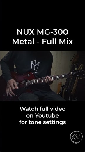 Nux MG-300 Mk2 - Metal/High Gain Full Mix Demo