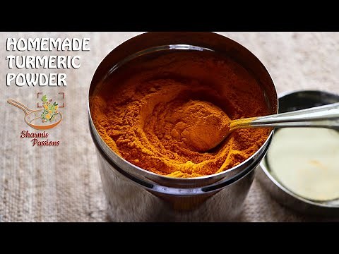 Homemade turmeric powder recipe | Manjal thool seimurai