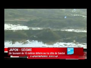 Japan: 10m tsunami hits Sendai coast