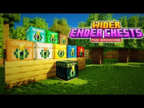 Minecraft: WIDER ENDER CHESTS MOD | Minecraft Mods Showcase 1.21.1+