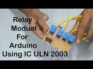 How to Make Relay Module Using IC ULN 2003 | HOW TO MAKE A RELAY MODULE AT HOME