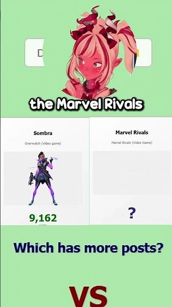 Overwatch vs Marvel Rivals Rule 34 #shorts