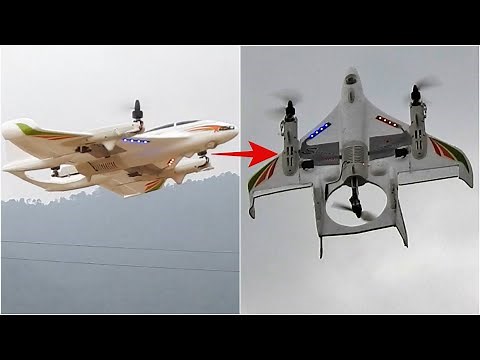 X450 Aviator 3D/6G VTOL Transforming RC Airplane Unbox and Test
