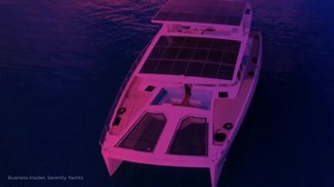 $3.3 million yacht powered by solar panels with no need for refueling