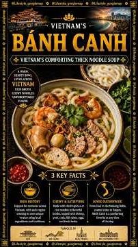 🍜 Bánh Canh Explained! Vietnam's Comforting Thick Noodle Soup 🇻🇳