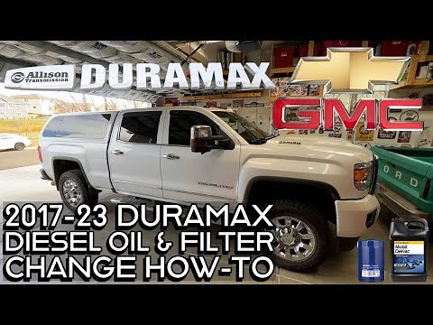 2017- 2023 GMC/Chevy Duramax L5P Diesel Oil Change How-To