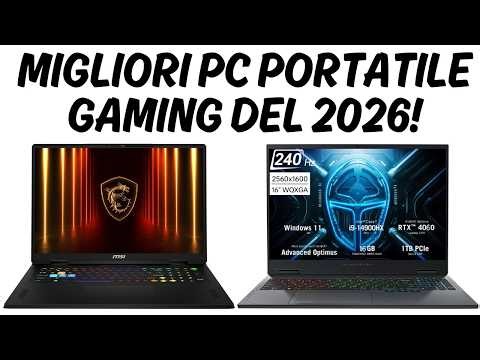 🚫 TOP 5 MIGLIORI PC PORTATILE GAMING DEL 2026!!!! (MIGLIORI PREZZI!!!)