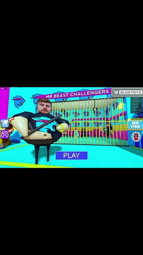 Evil MrBeast ရဲ့ Roblox Obby ထွက်ပြေးမှု