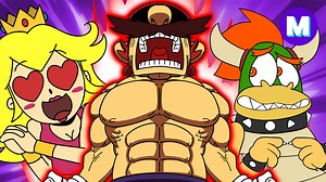 You know what makes Mario Mario wonder? What he’d look like without his moustache. Thankfully – mainly because Princess Peach loves the bristles of the red half of the Super Mario Bros’ – it he’ll always have his lip warmer?... OR WILL HE!?! (No. We know that because it’s a large part of the premise for this bumper-sized Super Mario cartoon you’re about to watch). The Mario party is over, unless normality can be restored to Super Mario World. So, sit back, relax, and watch this mega Mario’s Mous