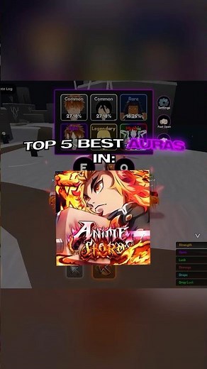 Top 5 Best Auras in Anime Storm! #roblox #gaming #games #anime